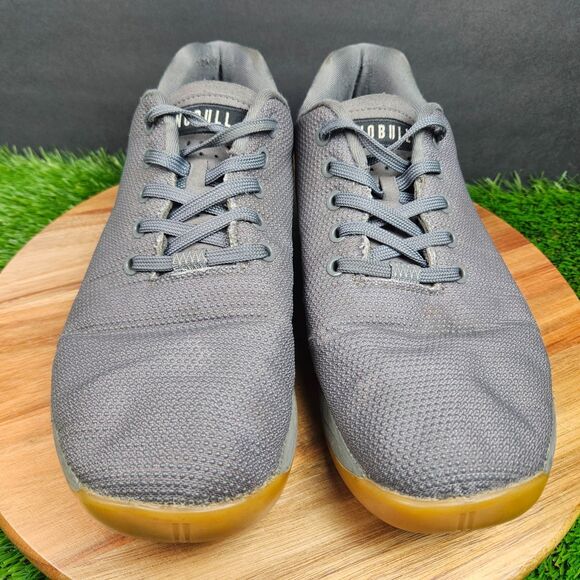 NOBULL Shoes Mens Size 11 Gray Trainer Sneakers Gum Sole CrossFit Athletic main image 8